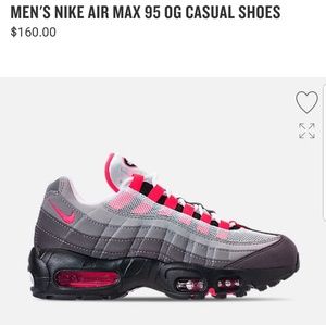 NIKE 95 AIR MAX Red Gradiant Dust